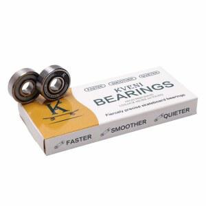 스케이트보드, 쿼드 스케이트, 인라인 롤러블레이드, 스쿠터 휠 및 스피너용 프리미엄 스케이트보드 베어링, 프로 롱보드 베어링, 고속 608rs 볼 스케이트 베어링 ABEC u2013 (블랙) (8팩)