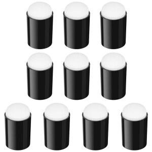 카드 제작, 페인팅, 메이크업, 스탬핑, 잉크 블렌딩 브러시를 위한 Ymapinc 10Pcs 크래프트 핑거 스펀지 도버, 페인트 도버 메이크업