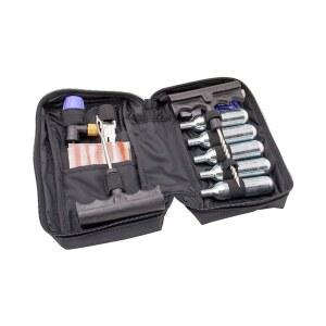 V1 모터 CO2 모터사이클, ATV, UTV 플랫 수리 키트 튜브리스 타이어 수리 키트