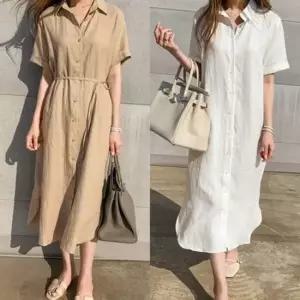 봄가을옷 인기 린넨원피스 원피스 외출복 감성 린넨원피스 봄가을옷 원피스 외출복