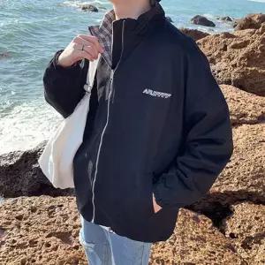 리버시블점퍼 남성 리버시블 양면 간절기 체크 안감 자켓 아우터