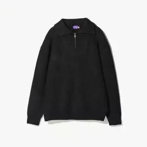 [STCO] 세이브존04 FW 반집업 솔리드 니트 1KT24461S_P376310835