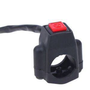 오토바이비상등 튼튼한 ATV 오토바이 듀얼 스포츠 쿼드 스타트 경적 오프 스톱 스위치 단추 액세서리 제어 핸들