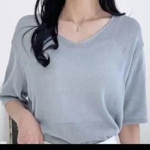 린넨 반팔 데일리 티셔츠 니트 클래식 니트 니트티 카라셔츠 골지니트