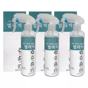 벌레싹 300ml x 3개 초파리 집먼지 진드기 빈대 국화꽃 추출물 식물성살충제