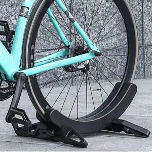 자전거리어랙 자전거 플로어 스탠드 주차 랙 조정 가능한 고정 발 지지대 브래킷 로드 MTB 사이클링 스토리지 마운트 거치대