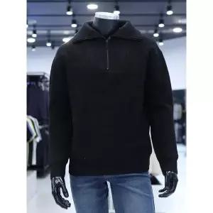 [STCO] 세이브존04 FW 반집업 솔리드 니트 1KT24461_P371668147