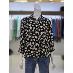 [트리아나]소고 세이브존07 소고 여성 밑단 스트링 포인트 카라넥 셔츠형 블라우스 AK2BC01_P364482406