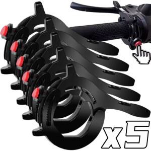 오토바이그립 알루미늄 잠금 보조 리테이너 오토바이 크루즈 컨트롤 스로틀 범용 안전 손목 그립 핸들