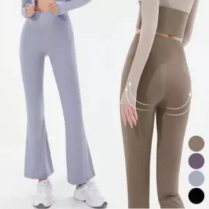 요가 레깅스 에어핏 부츠컷 하이웨이스트 운동복 힙업