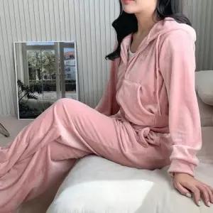 여자 집업 셋업 트레이닝 팬츠 벨벳 크롭 후드 Y2K