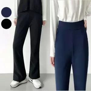 여자 슬랙스 부츠컷 안감 융털 팬츠 겨울바지 기모