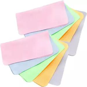 샤미 아이글라스 클린 천 흡수력이 뛰어나고 매우 부드럽고 두꺼운 230GSM 10팩 안경 클리너 천.