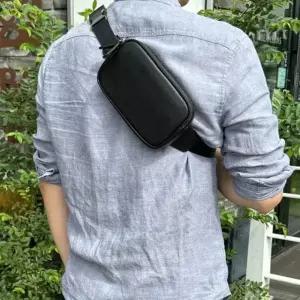 보관 소지품보관힙색 미니힙색 블랙힙색 간편한 남성 미니 패션힙색 HWFFN0KD26