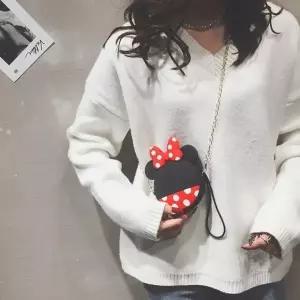 (색상 1-귀요미가방-기본형)귀요미 캐릭터 핸드폰 가방 소풍 미니백 크로스백 휴대폰 에코백 스마트폰 캔버