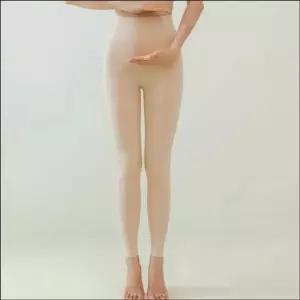 여성 하이웨이스트 운동복 얇은 따뜻한 기모레깅스 쫄바지 겨울