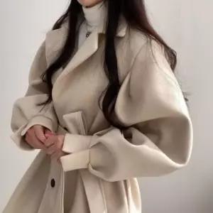 여성 아우터 겨울 겨울코트 데이트룩 소매 벌룬 클래식