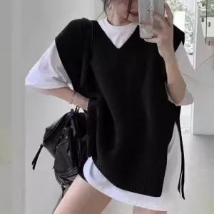 루즈핏 모던 SSH-109 베스트 레이어드룩 니트