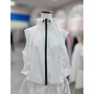 [스테파니] 세이브존08 카라 스트링 주름 조끼 A25JK5301_P402241750