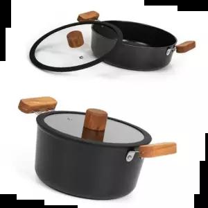 직화냄비 오슬로 인덕션 냄비 2종 양수 전골 세트 20cm 24cm