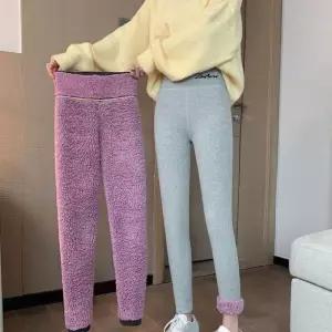 여성 겨울 기모 안감 하이웨이스트 퍼 레깅스