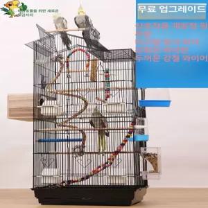 앵무새이동장 앵무새 놀이터 대형 잉꼬 새장 모란