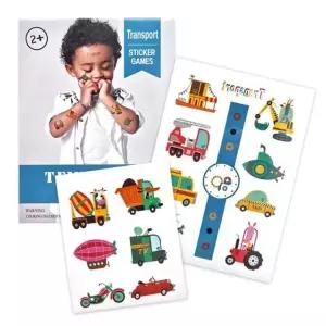 자동차 중장비 키즈 어린이 타투스티커