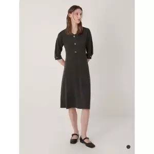 [올리비아로렌] HC04 니트 버튼 원피스 VOCOA3F7431_P367846785