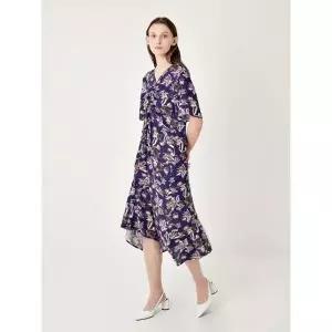 [올리비아로렌] HC04 브이넥 셔링 플라워 원피스 VVBOA3F7111_P368672196