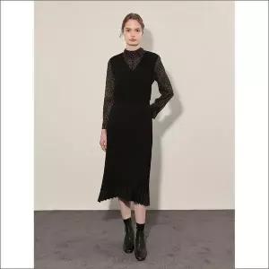 [올리비아로렌] HC04 언발 플리츠 원피스 VOCOA4F8311_P402114834