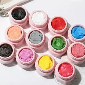 쪼물쪼물 DIY 파츠 3D 엠보 클레이 젤 10색