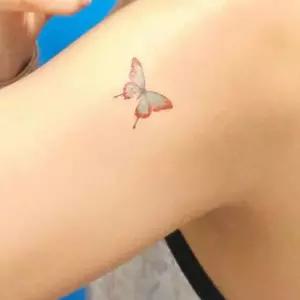 패션 나비 헤나 문신 타투 판박이 스티커 물타투