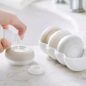 간편 여행 준비물 화장품 바디 크림 원형 소분 케이스