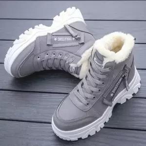 여자 털부츠 운동화 워커 겨울 키높이 기모 하이탑