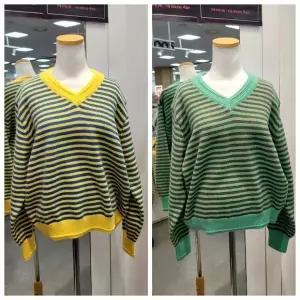 [수스] HC07 스트라이프V넥니트 S254BSWB82_P412463383