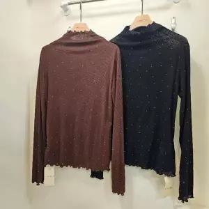 [스테파니] HC07 핑티 큐빅 시스루 반폴라 티셔츠 A25TS5401_P407156608