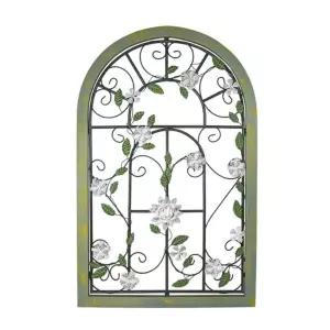 북유럽 인테리어 가짜 창문 그린 벽걸이 빈티지 장식장 소품