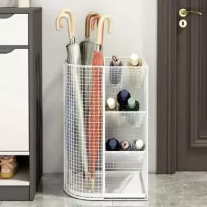 메쉬 철제 스탠드 대용량 우산꽂이 카페 미용실 R02