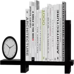 조절 가능한 데스크톱 책장 레트로 테이블탑 거실 집 사무실 책상 선반 잡지 책 요리책 조립 도구 필요