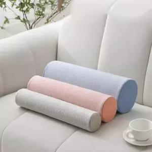 일자형 허리보호 쿠션 베게 사무실 허리받침 등쿠션 목쿠션