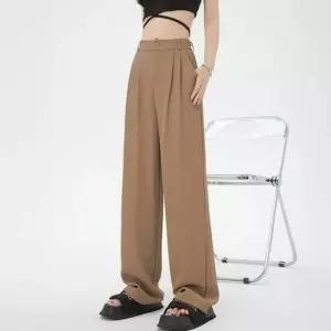 여성 하이웨스트 핀턱 3색 일자핏 와이드팬츠 슬랙스