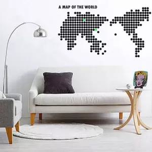 BS 그래픽스티커 세계지도포인트 DC-BWG-016D 셀프인테리어 그래픽시트지 그래픽스티커