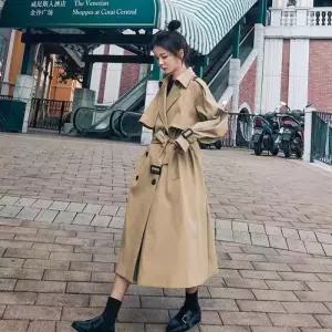 루즈핏 2컬러 롱자켓 가을 트렌치코트 베이직