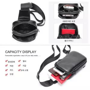 캐주얼 남자가방 숄더백 리얼 가죽 가방 크로스백 소 스몰 슬링백 백팩 원템5