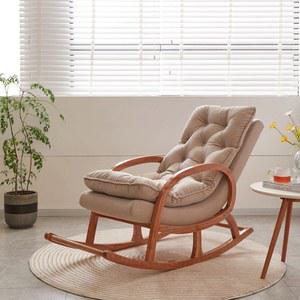 원목 흔들의자 리클라이너 어른 신중식 슬립 소파 튼튼 가정용 의자 귀비태사 흔들의자