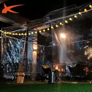 TBZ 투명지붕 일체형 바람막이 세트 3X4.5용) 타프 캠핑 방수천막 천막 야유회천막 텐트