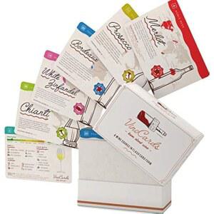 비노 카드: 와인 시음 게임 - 플래시카드로 초보자 가이드를 완성하여 페어링에 대해 배우고 놀라운 파티 또는 용품을 제공합니다