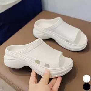 여자 키높이 실내 슬리퍼 통굽 여름 뮬 EVA 실외화