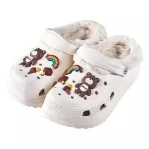 우정 털안감 (240) 멀티 커플 방한 다용도화 샌들 (아이보리) 공용