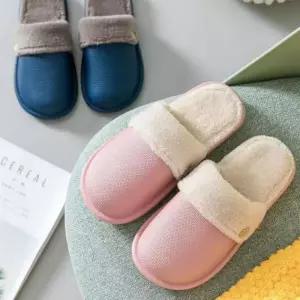 슬리퍼 보온 버튼 실내화 방한 EVA 커플 털 겨울